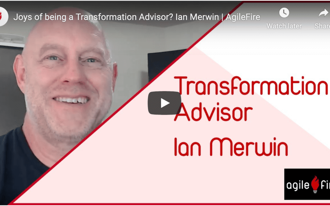 Joys of Being a Transformation Advisor